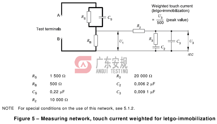 IEC62368 U1/U3接触电流测试网络(图1)