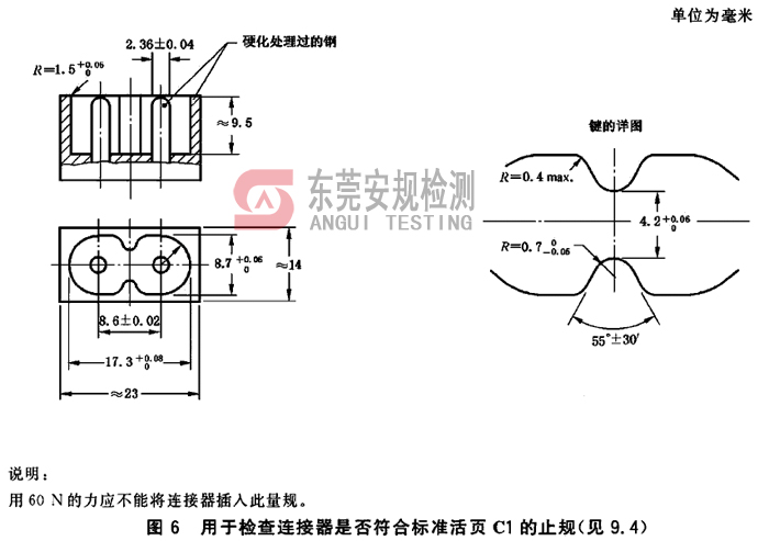 图6C1连接器止规耦合器量规