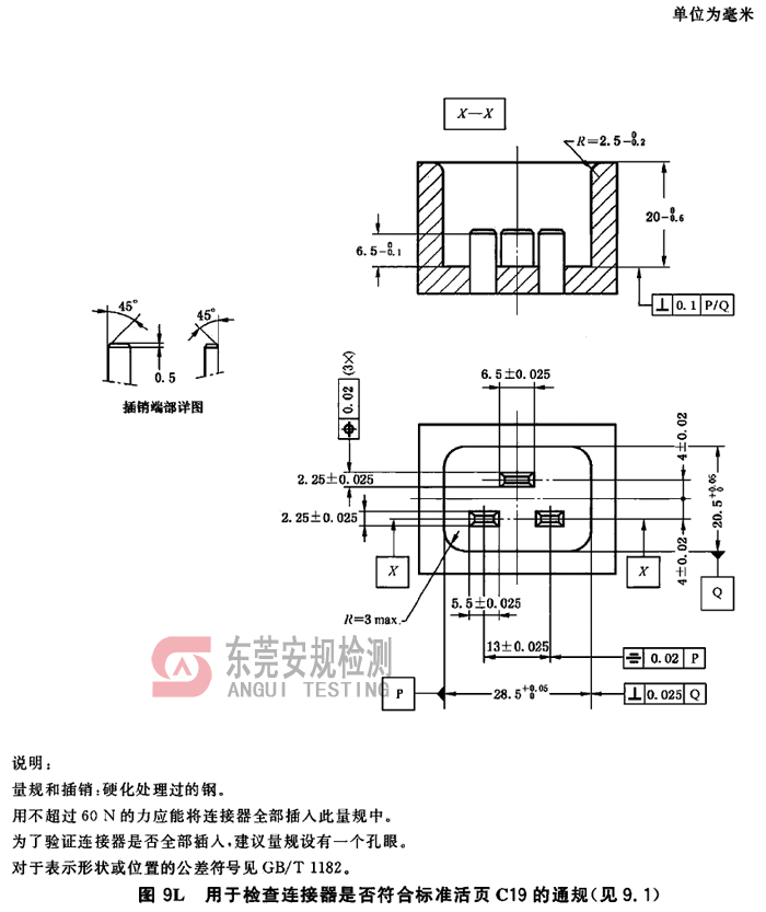 IEC60320耦合器量规C19连接器通规